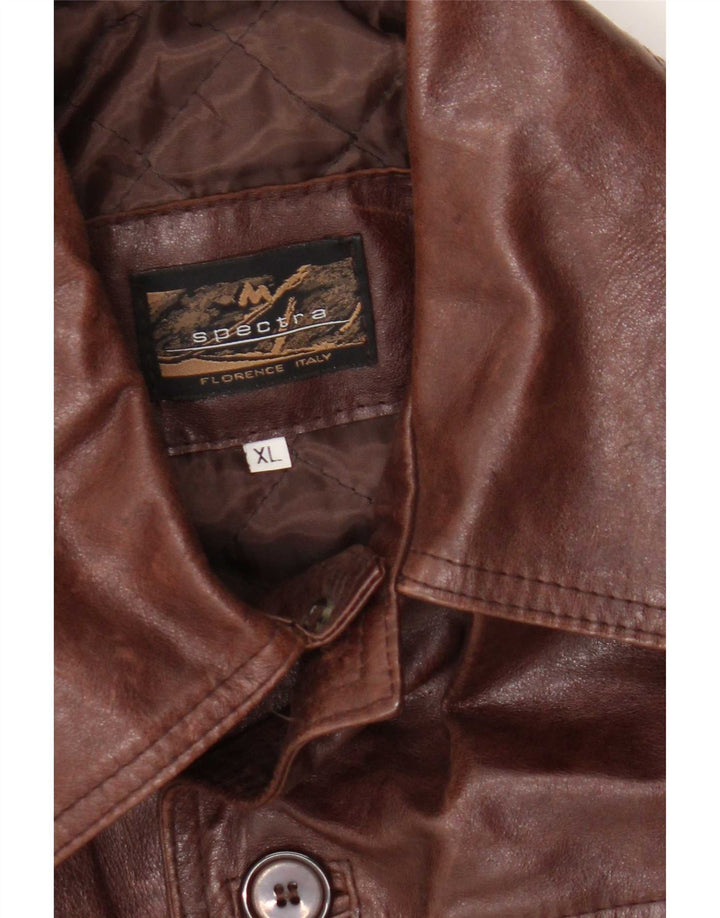 Spectra Veste en cuir pour homme UK 42 XL Marron