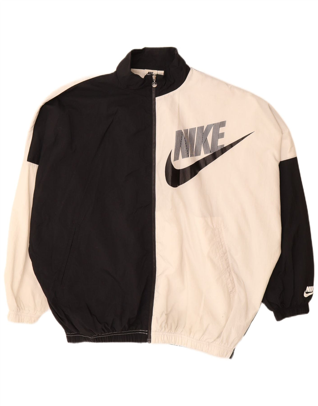 NIKE Veste de survêtement coupe ample pour homme Noir moyen Colourblock