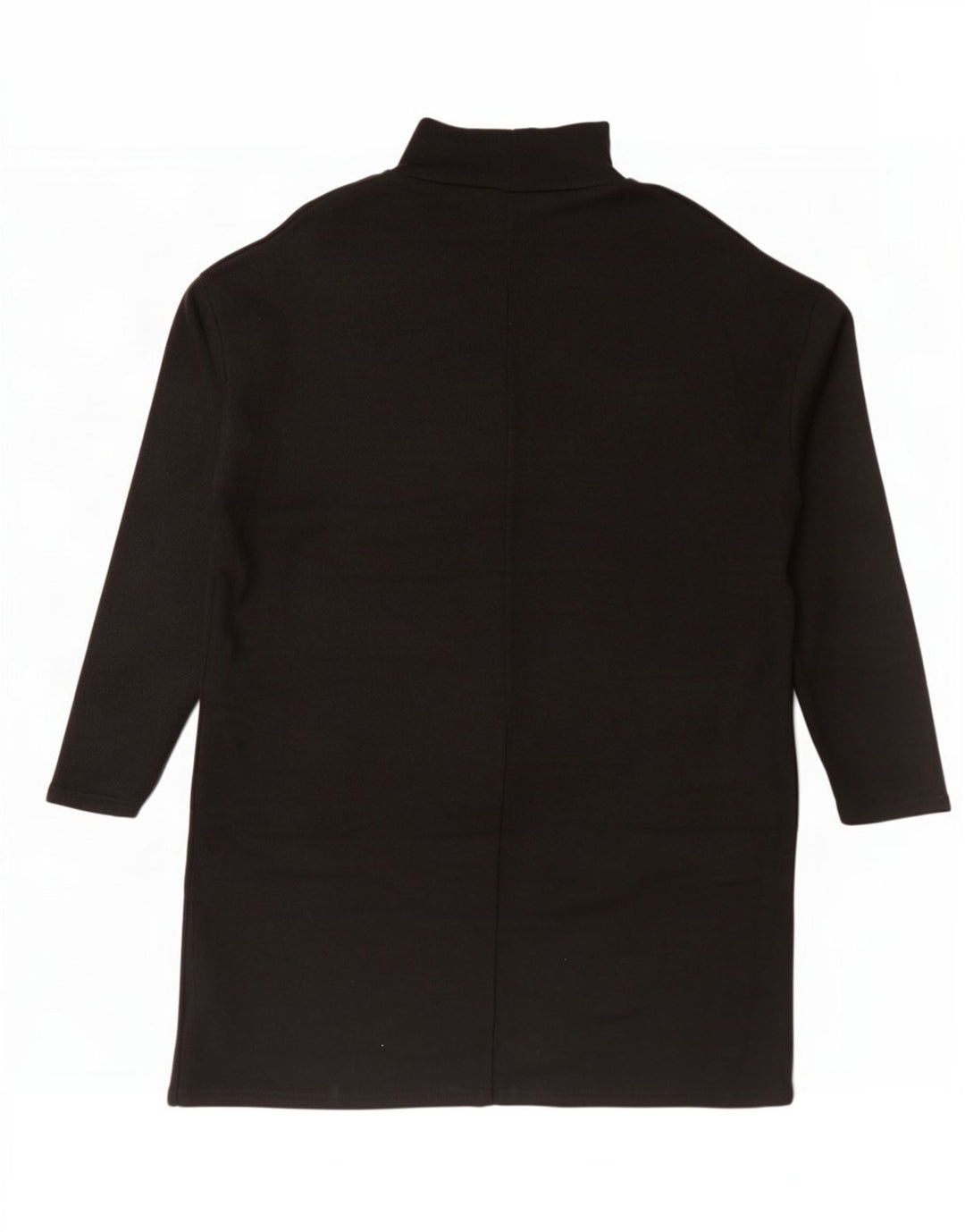 Zara Femme Robe Pull Oversize UK 44 Medium Noir Viscose