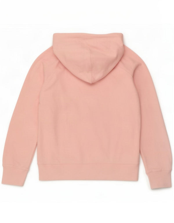 Levi's Pull à capuche graphique coupe décontractée pour femme UK 10 Petit coton rose
