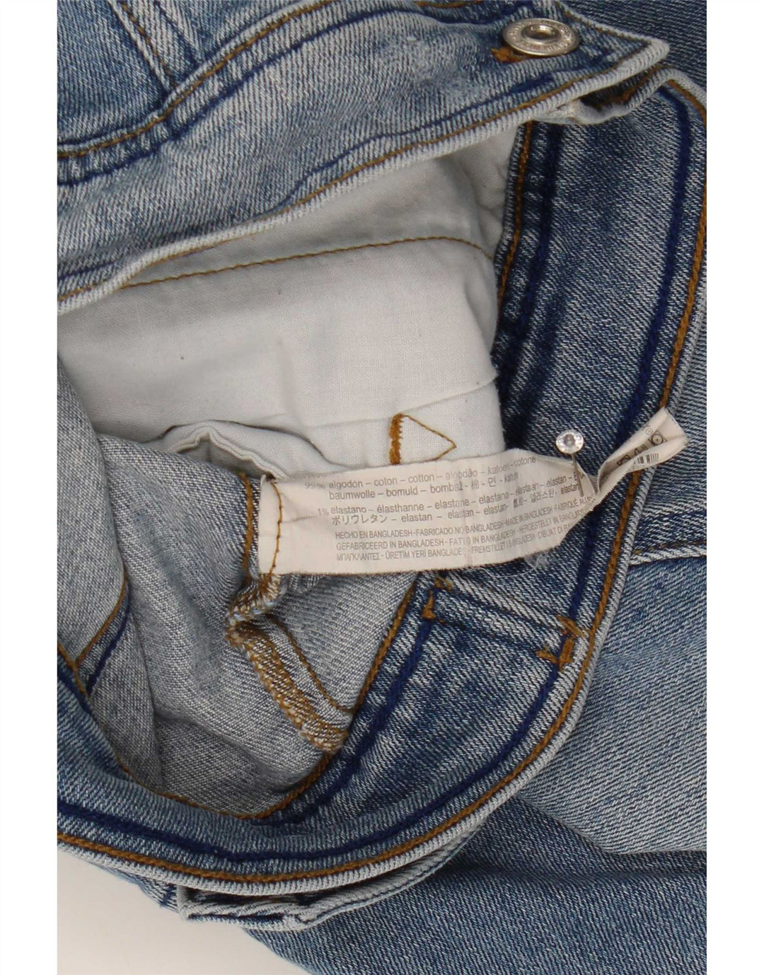 Zara Womens Crop Denim Jacket UK 12 Bleu Moyen Coton