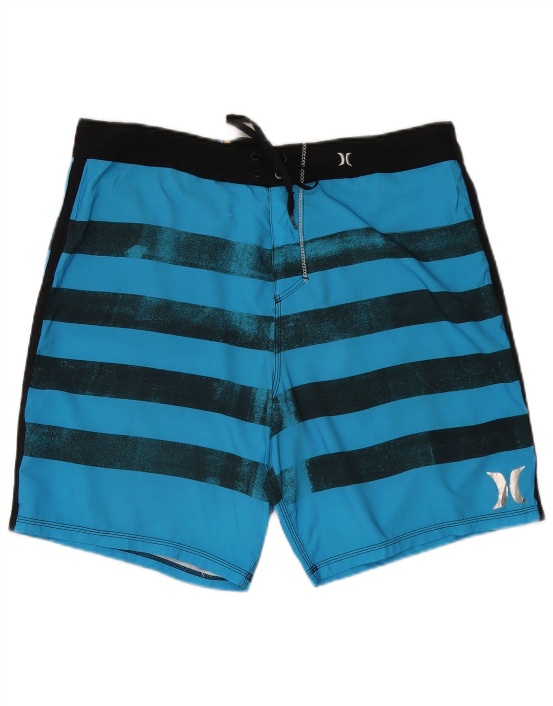 Hurley Short de Bain Phantom Homme Bleu Rayé Large