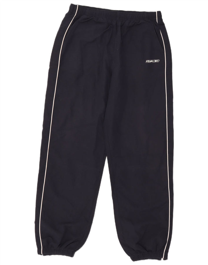 Reebok Pantalon de Survêtement Joggers Homme Bleu Marine Moyen Polyester