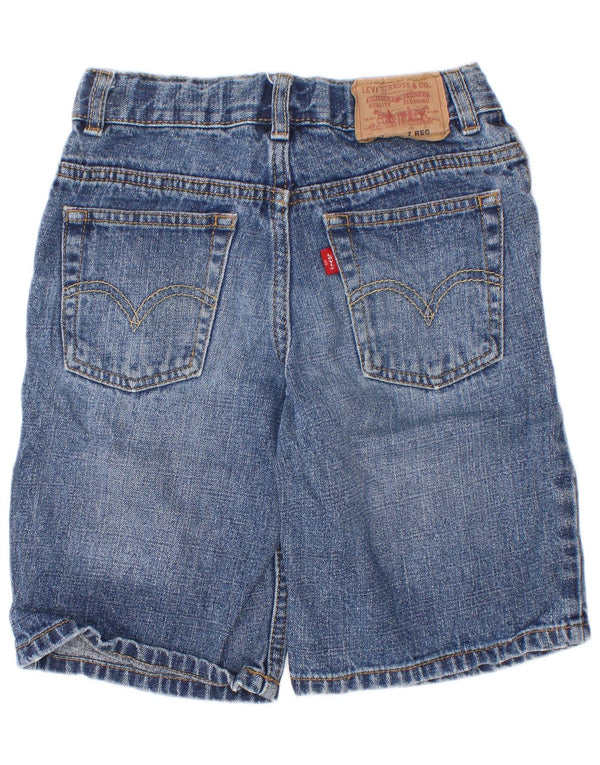 Levi's Short en Jean Garçon 6-7 Ans W24 Bleu Ramie