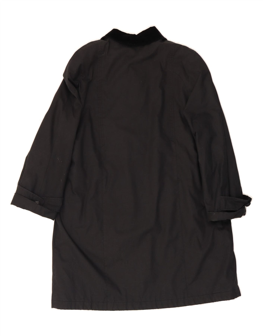 VINTAGE Womens Overcoat IT 48 XL Black Vintage Vintage and Second-Hand Vintage from Messina Hembry 