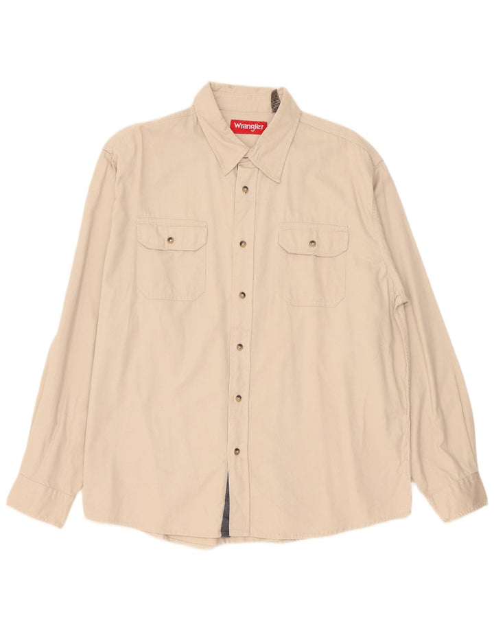 Wrangler Chemise Homme XL Coton Beige