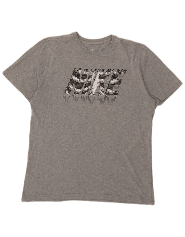 Nike T-shirt graphique coupe standard pour homme XL Gris