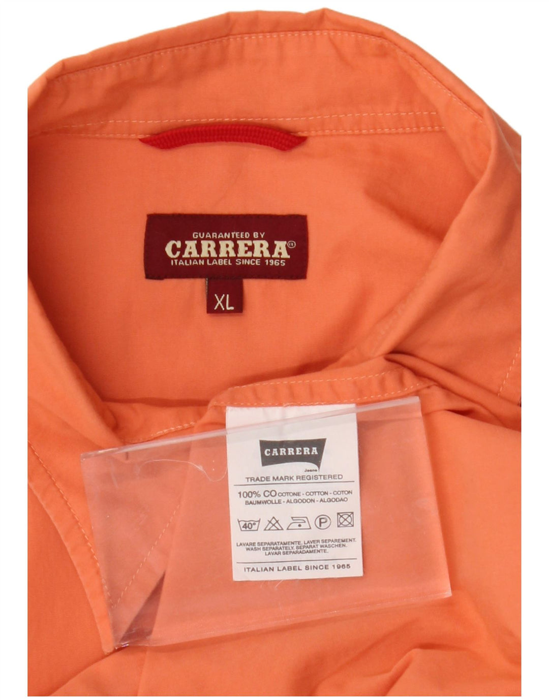 CARRERA Chemise Homme XL Orange Coton