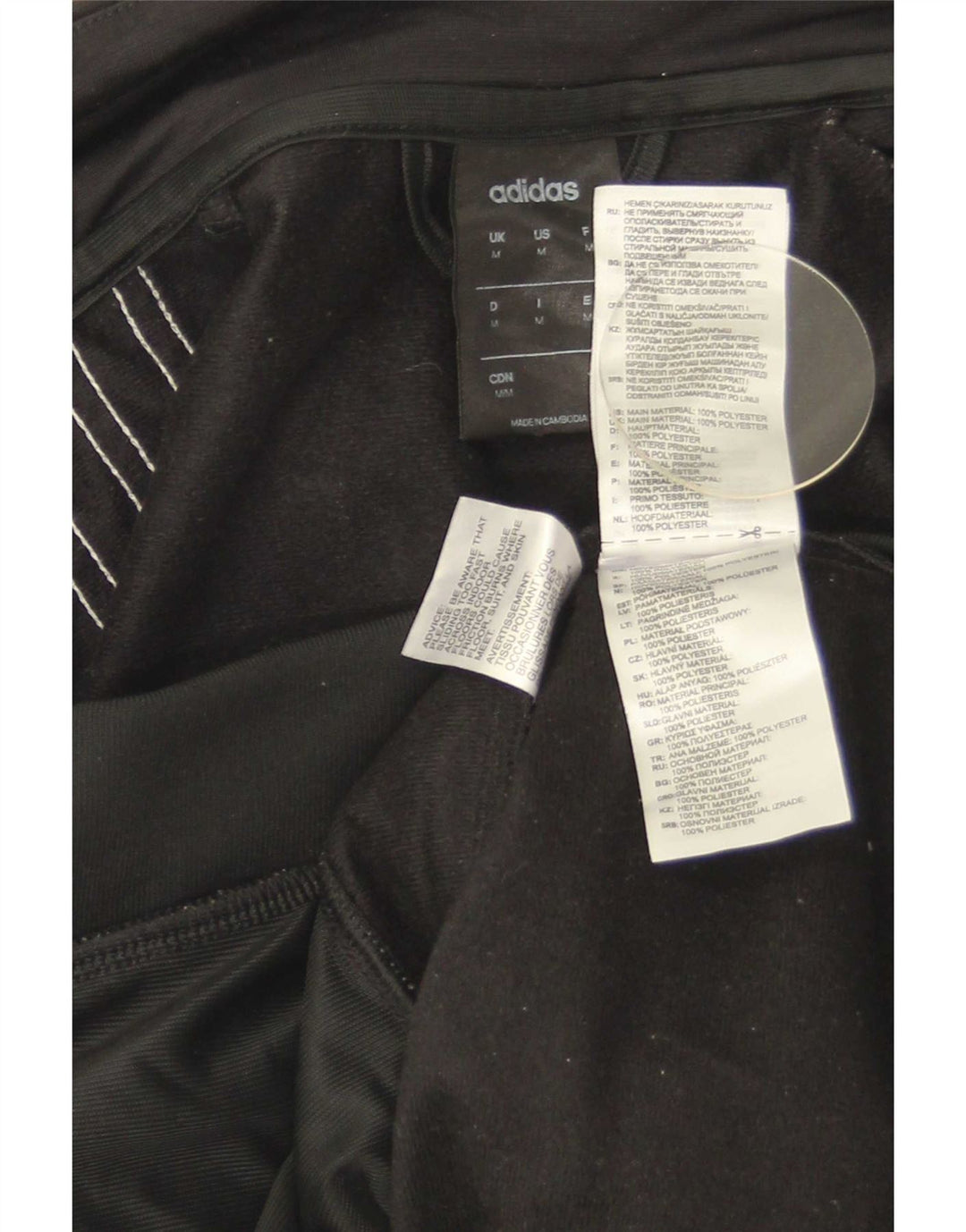 Adidas Veste de survêtement Climalite pour homme Noir moyen Polyester
