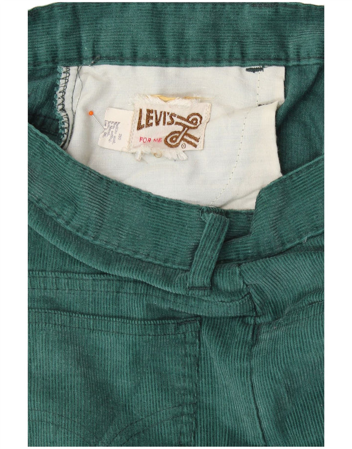 Levi's Pantalon Bootcut Velours Côtelé Femme W28 L30 Vert