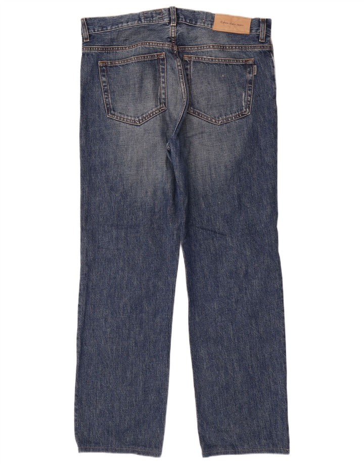 Calvin Klein Jean droit homme W34 L30 bleu