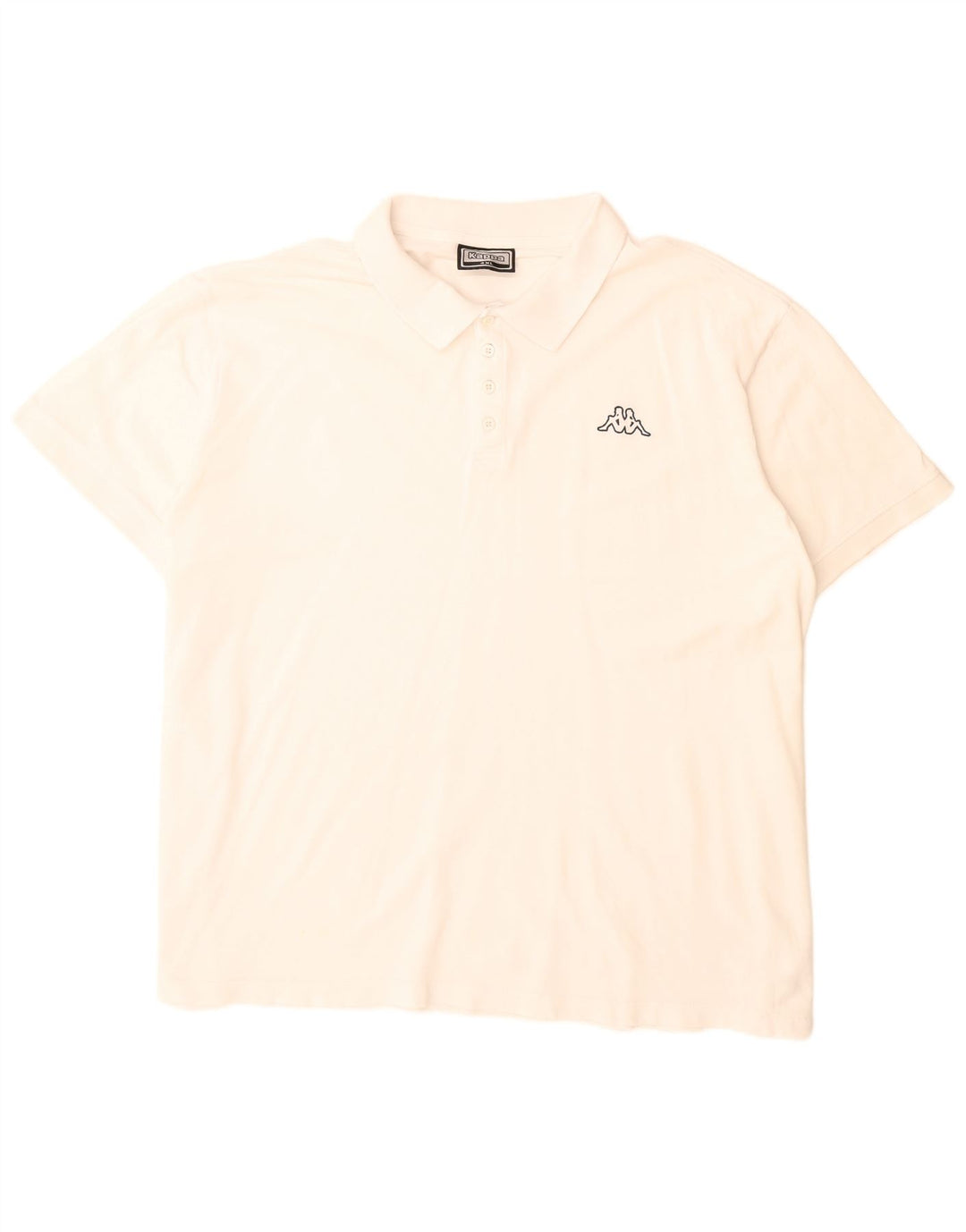 Kappa Polo Homme 4XL Blanc Coton
