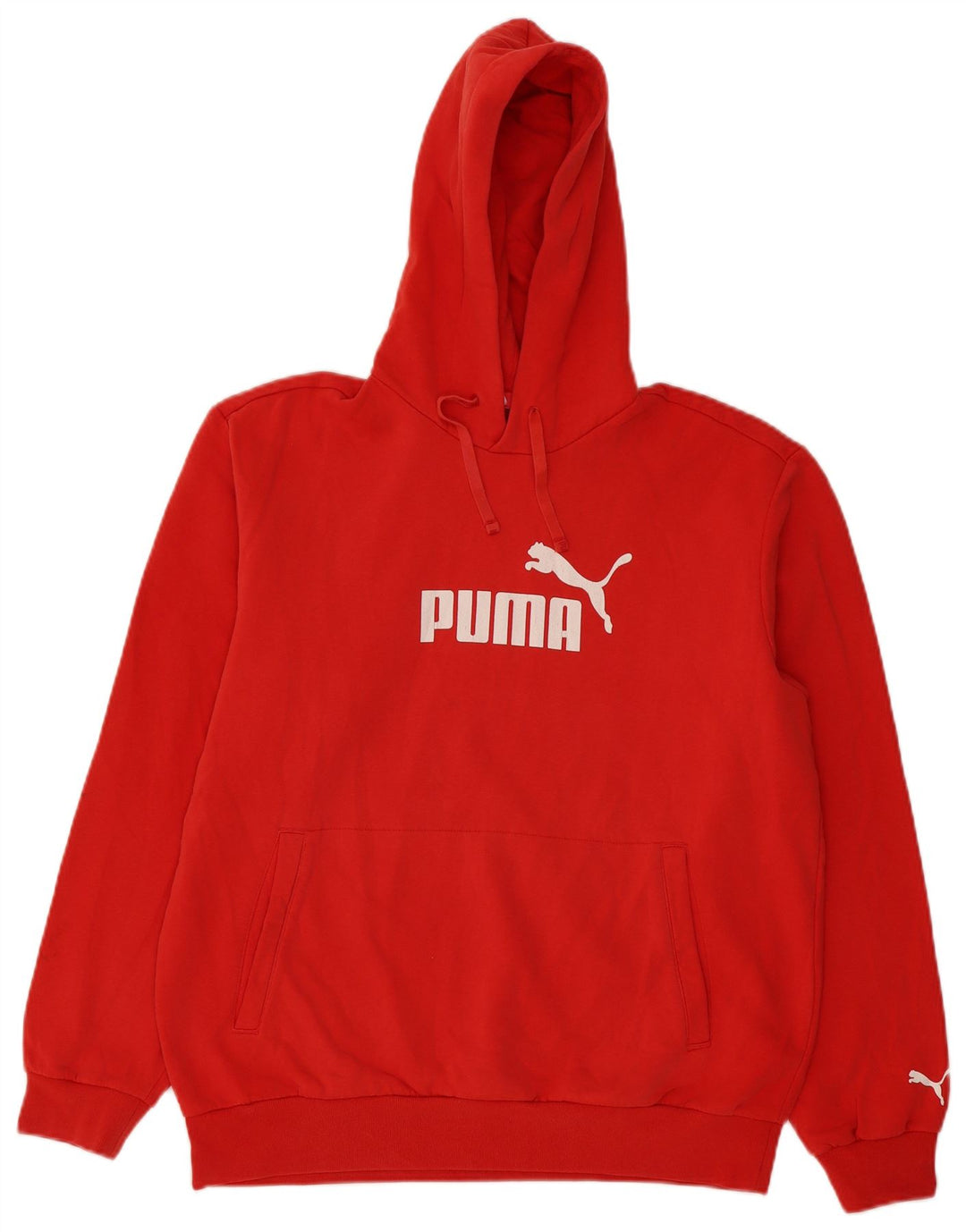 Puma Pull à Capuche Graphique Homme Rouge Moyen
