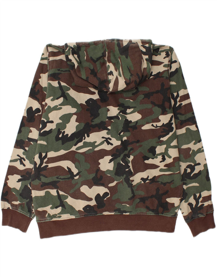 DICKIES Pull à capuche pour homme Large Kaki Camouflage