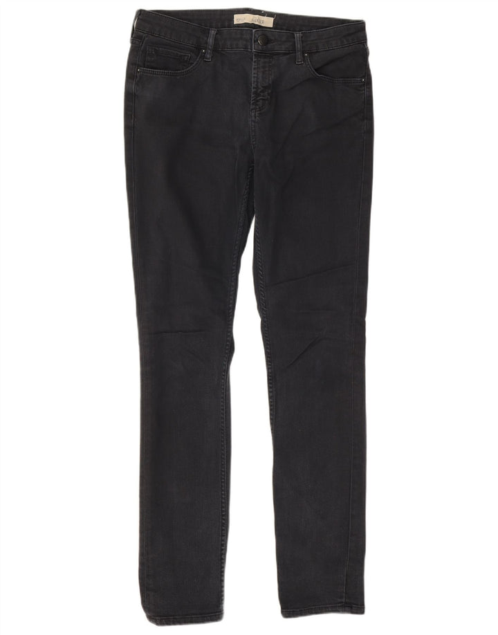 TOPSHOP Jean Slim Baxter Femme W30 L32 Coton Noir