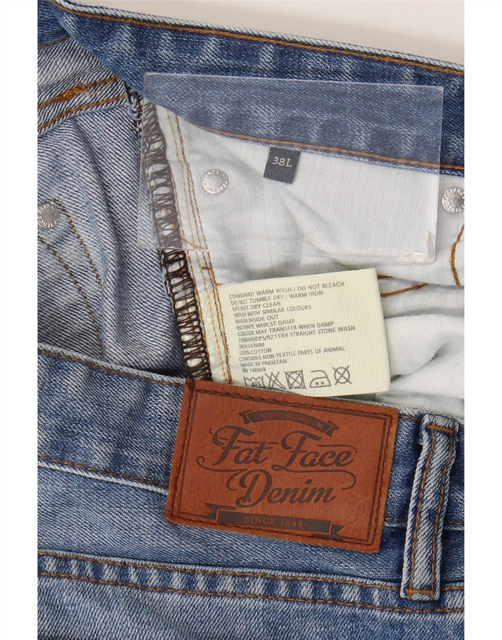 Fat Face Jean droit homme W38 L29 bleu coton