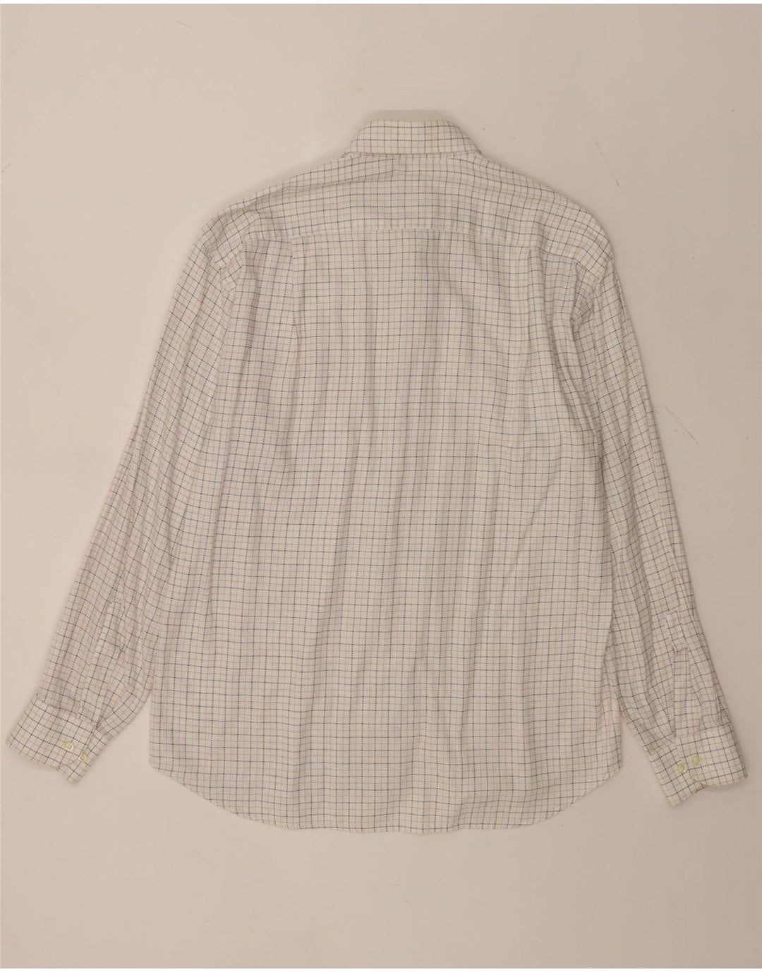 ROCCOBAROCCO Chemise Homme Taille 41 16 Grand Coton à Carreaux Blanc