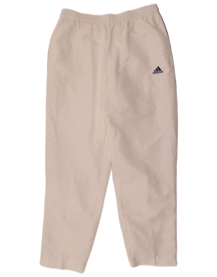 Adidas Pantalon de survêtement pour homme Large Blanc Polyester