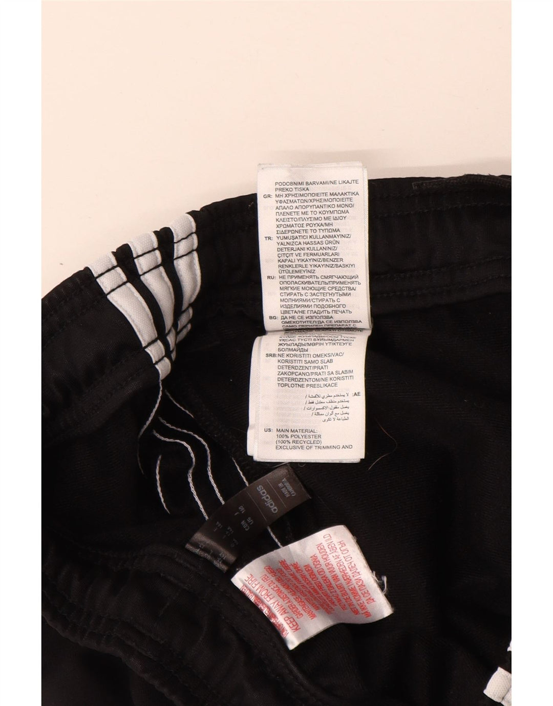 ADIDAS Pantalon de survêtement garçon 13-14 ans Noir Polyester
