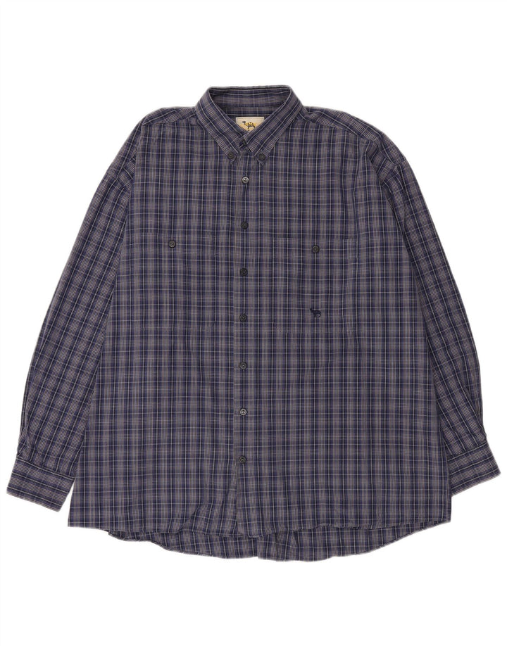 CAMEL ACTIVE Chemise Homme XL Carreaux Bleus