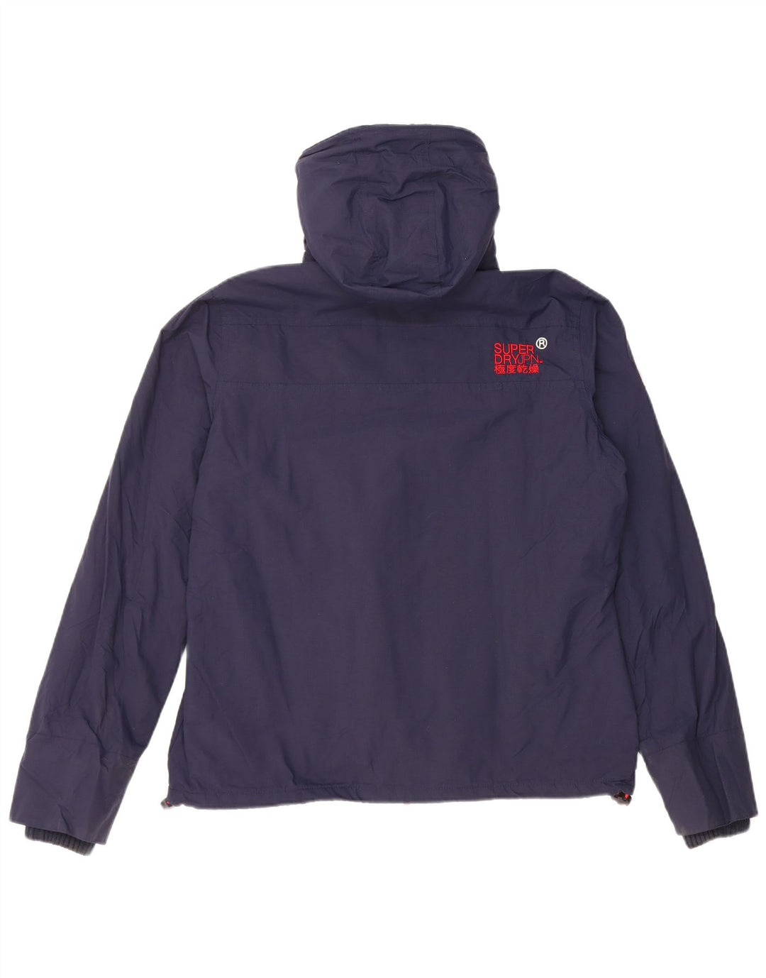 SUPERDRY Veste coupe-vent à capuche Windcheater pour homme UK 42 XL Bleu marine