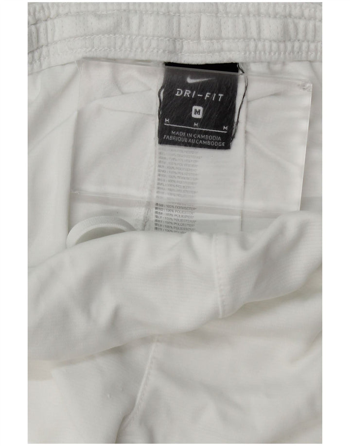 Nike Short de sport Dri Fit pour homme en polyester blanc moyen