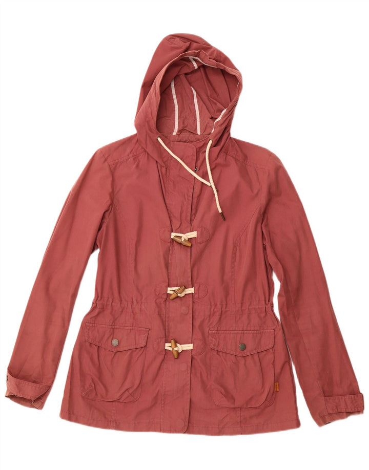 FAT FACE Veste de sport à capuche pour femme UK 12 en coton marron moyen