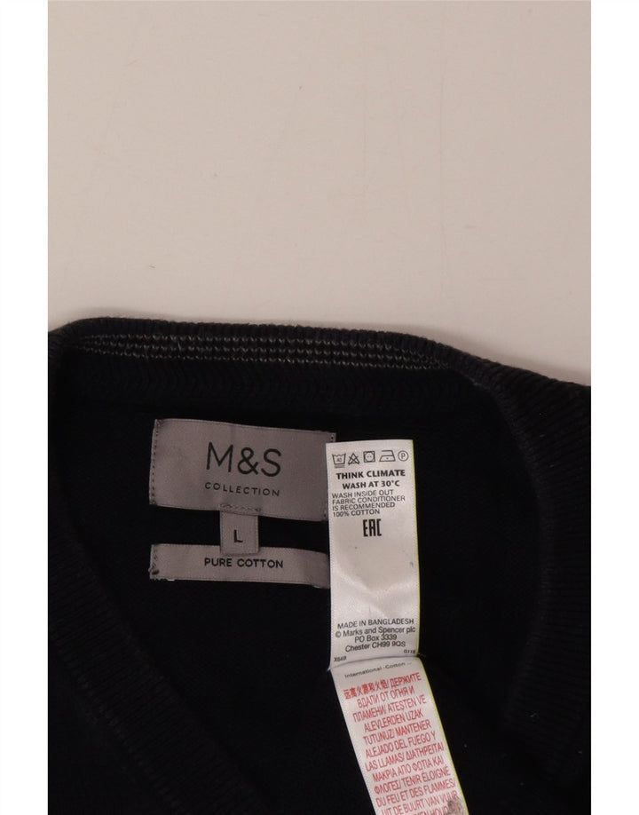 Marks & Spencer Débardeur pour homme en coton bleu marine Taille L