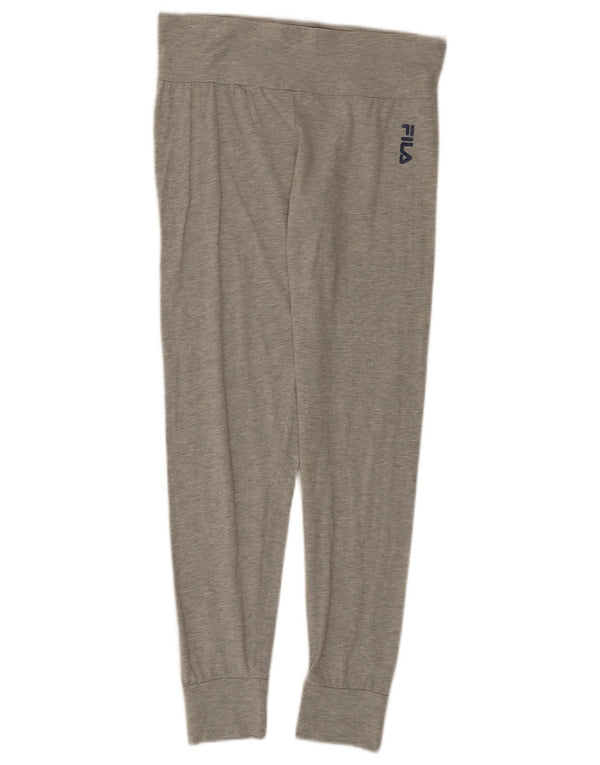 Fila Leggings Femme UK 12 Gris Moyen Moucheté