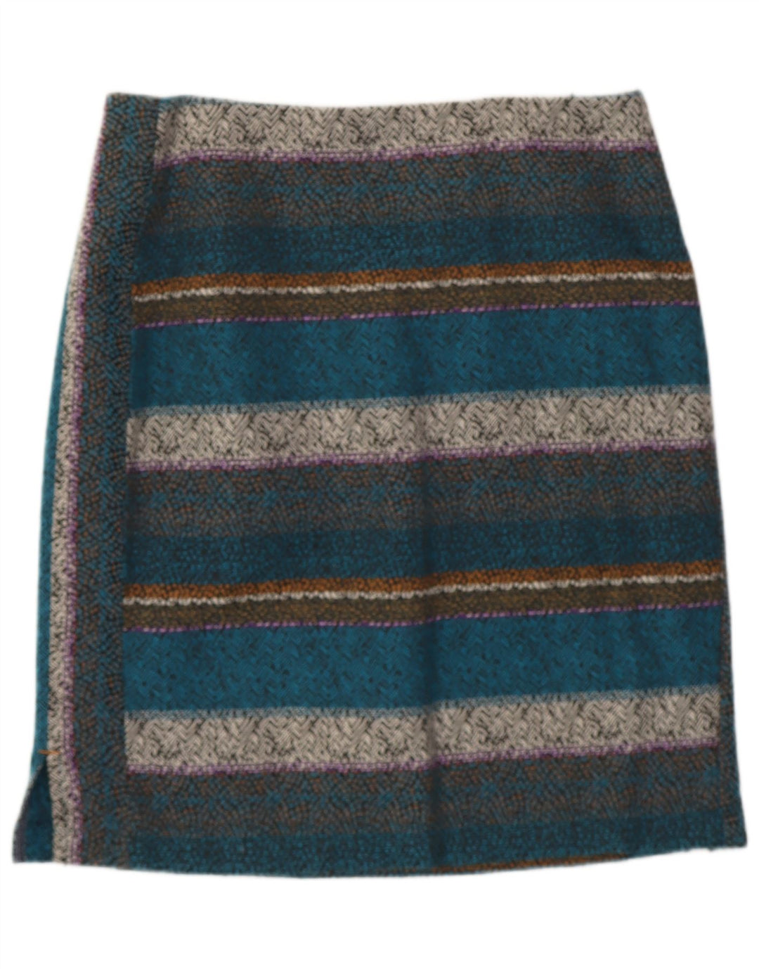 WHITE STUFF Womens Straight Skirt W32 Large  Multicoloured Striped Cotton