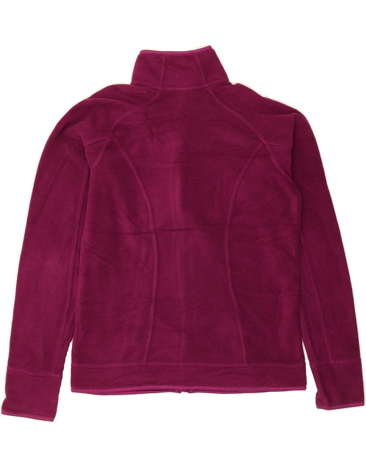 NIKE Womens Fleece Jacket UK 14 Medium Purple Polyester Vintage Nike and Second-Hand Nike from Messina Hembry 