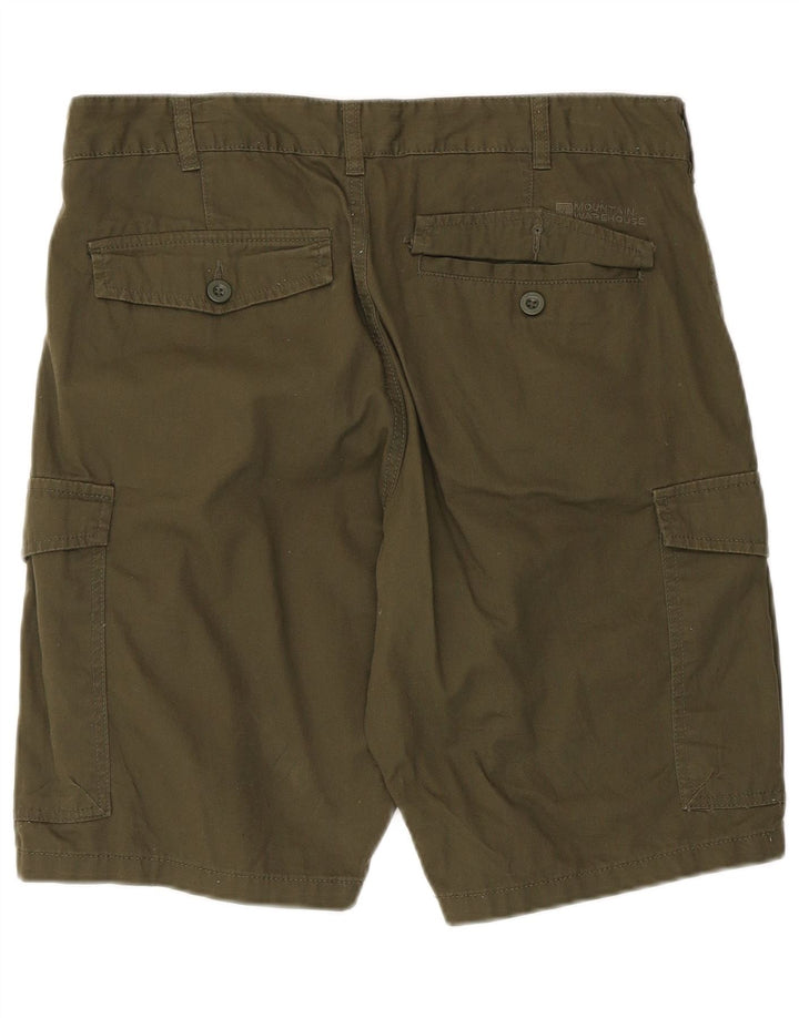 Mountain Warehouse Short cargo pour homme W34 en coton kaki Taille L