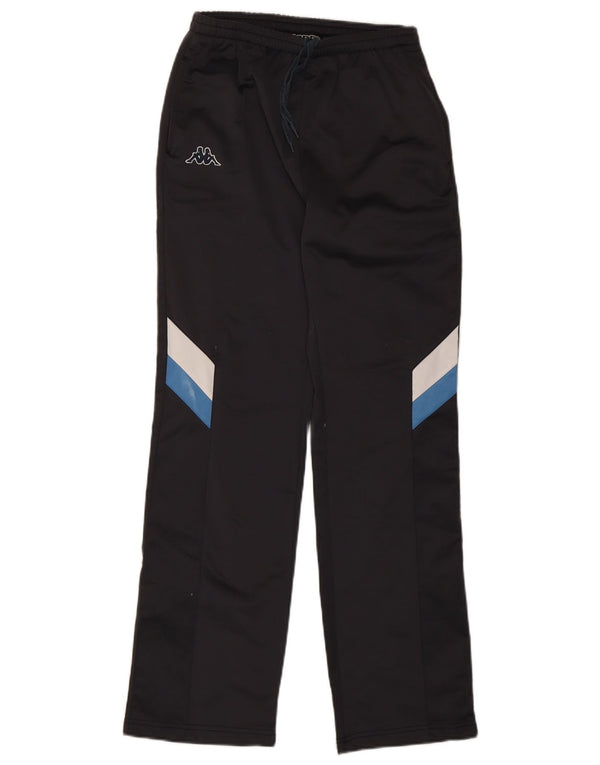 Kappa Pantalon De Survêtement Homme Noir Moyen Polyester Colorblock