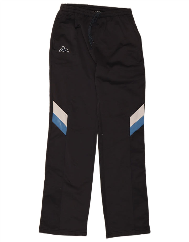 Kappa Pantalon De Survêtement Homme Noir Moyen Polyester Colorblock