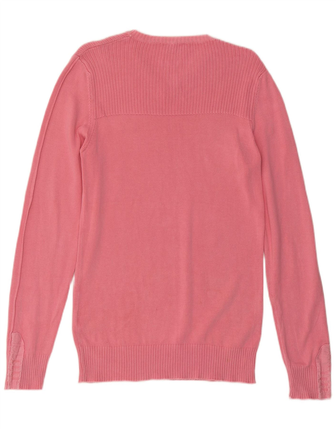 MOSCHINO Pull col V Homme Petit Rose Coton