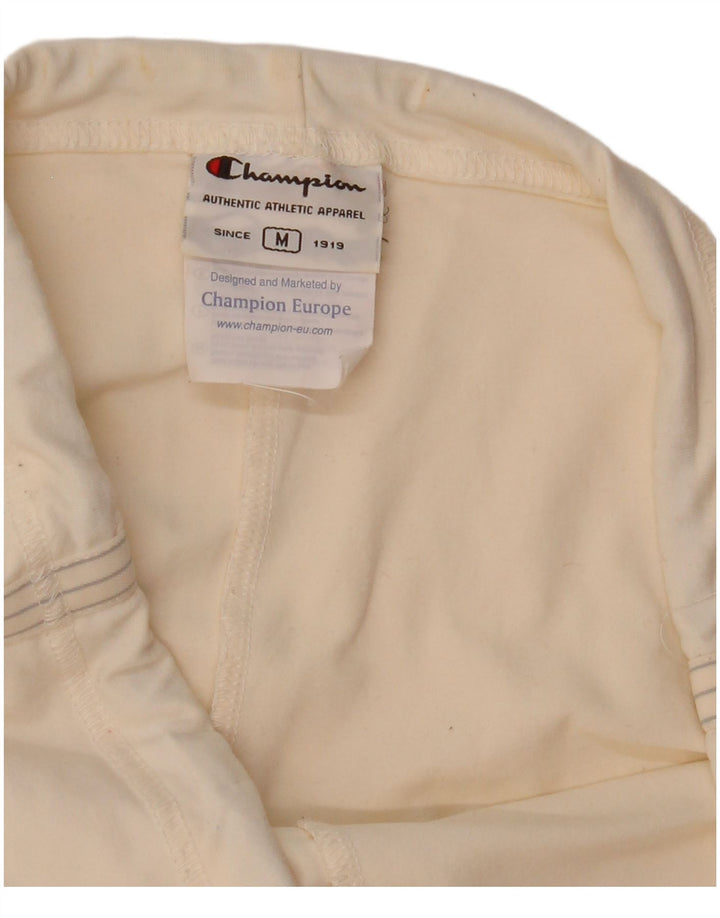 Champion Pantalon de survêtement évasé pour femme UK 12 Medium Off White Polyamide