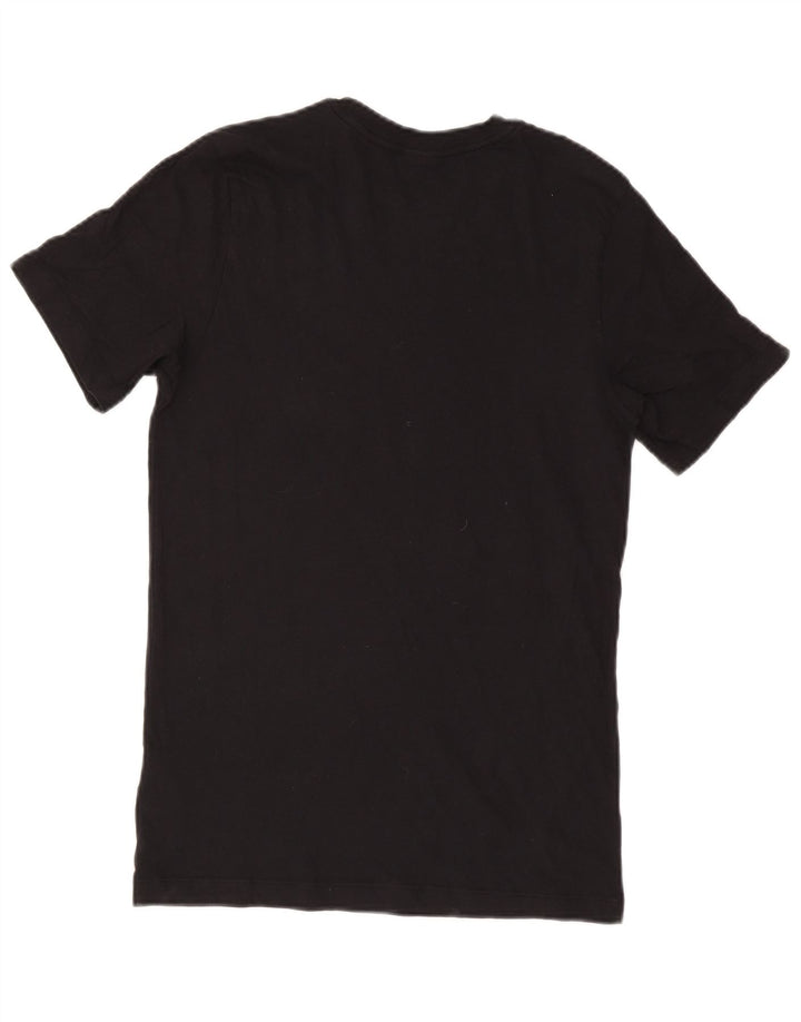 Nike T-shirt graphique pour homme en coton noir Taille S