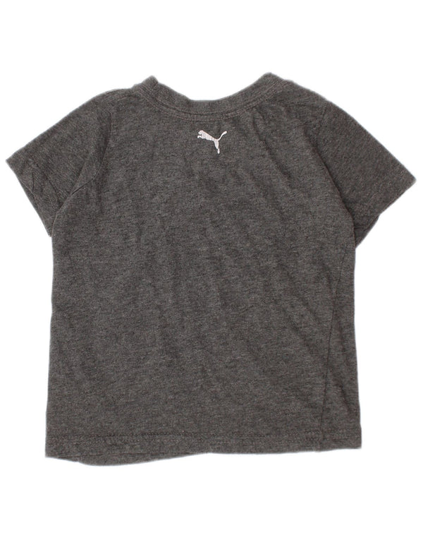 Puma T-shirt graphique bébé garçon 18-24 mois gris coton
