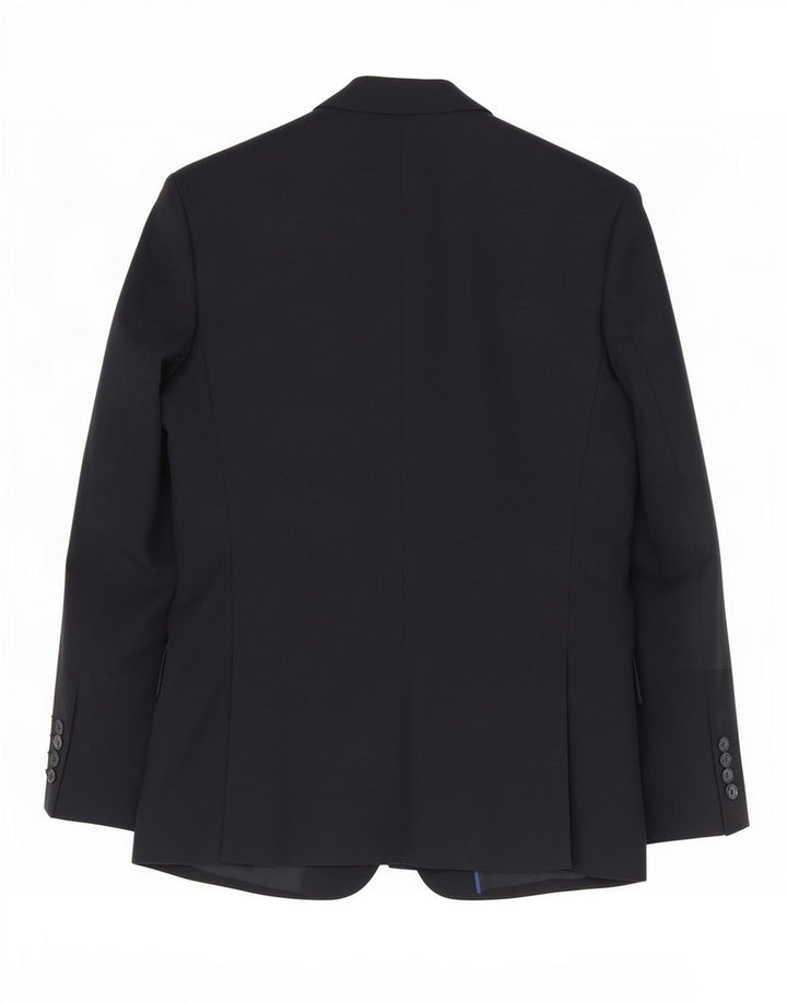 Marks & Spencer Veste blazer à 2 boutons pour homme UK 36 Petit Noir Polyester