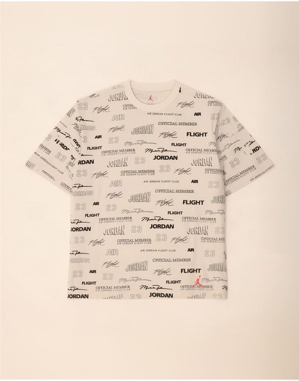 Jordan T-shirt graphique pour homme XL en coton blanc