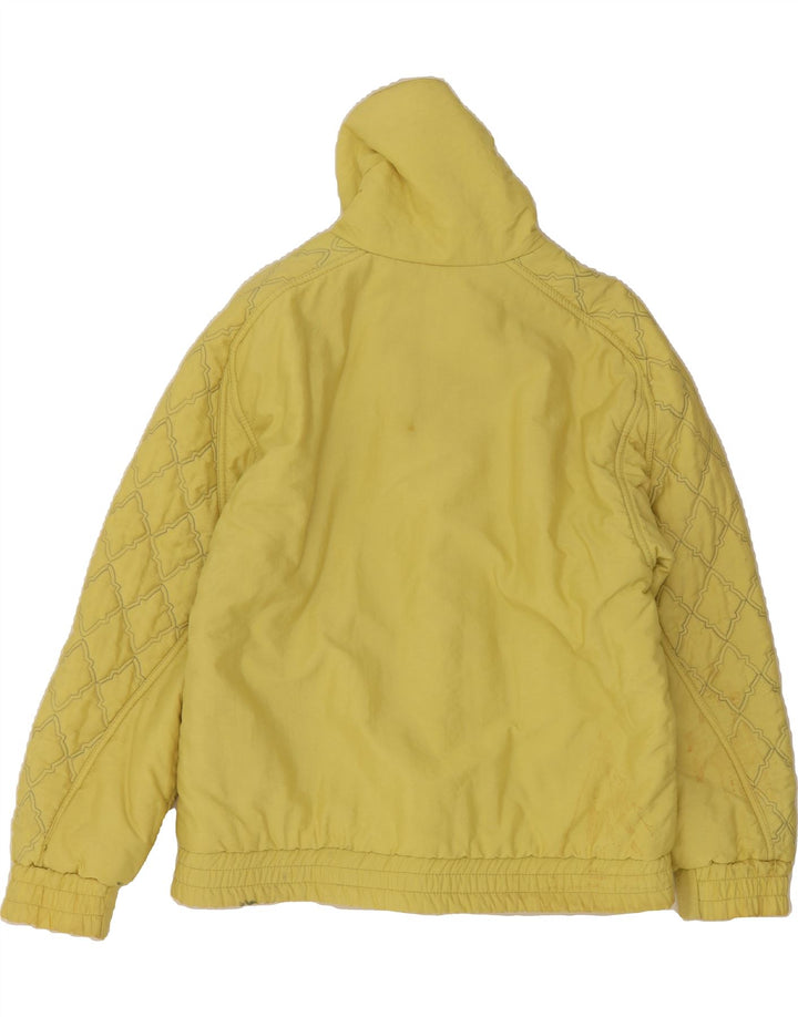 VINTAGE Womens Bomber Jacket IT 42 Medium Yellow Polyamide Vintage Vintage and Second-Hand Vintage from Messina Hembry 