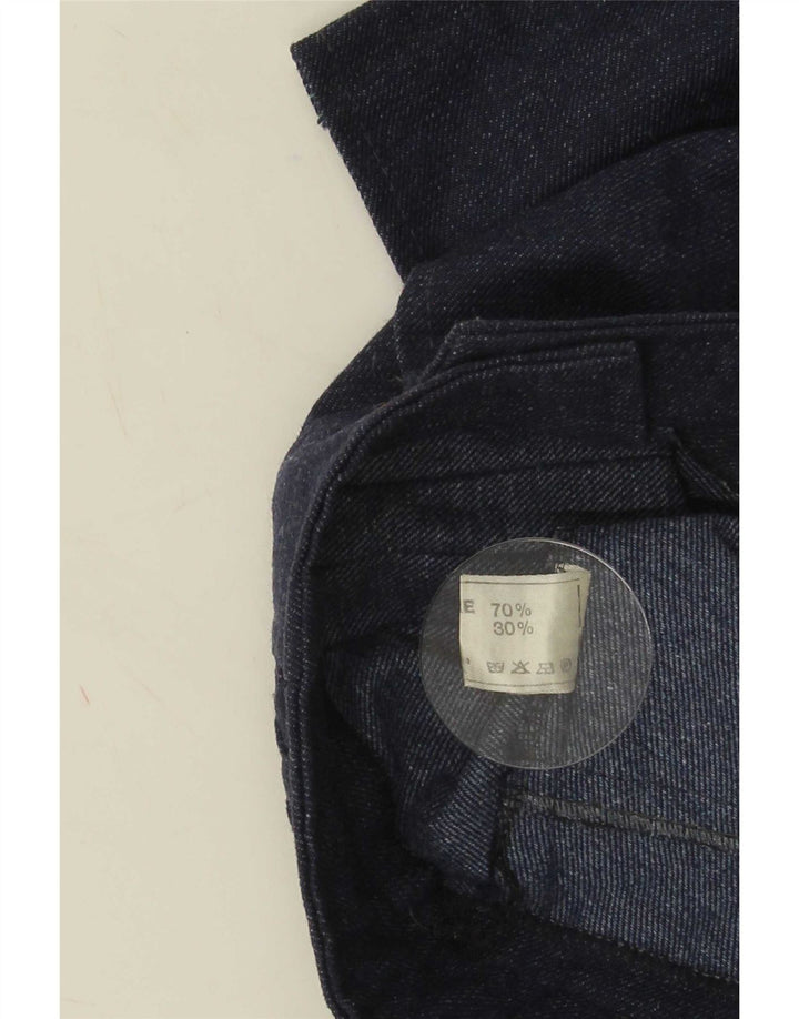 Brugi Jupe trapèze W30 pour femme en polyester bleu marine moyen
