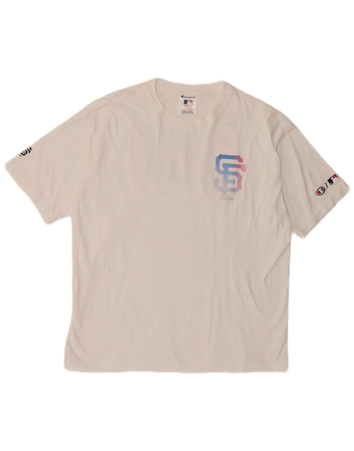 Champion T-Shirt Graphique San Francisco Homme Petit Blanc