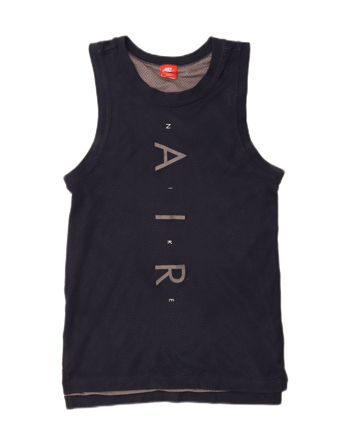 Nike Mens Graphic Débardeur Petit Bleu Marine Polyester