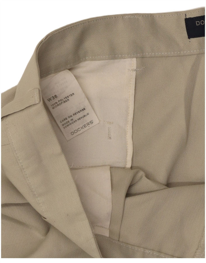 Dockers Short Chino Pegged Homme W36 Large Beige Polyester