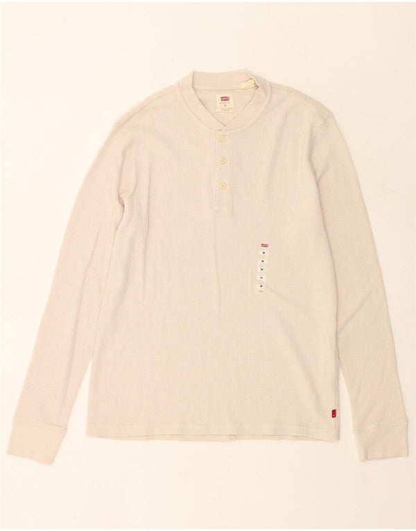 Levi's Top Standard Manches Longues Homme Beige Moyen Coton
