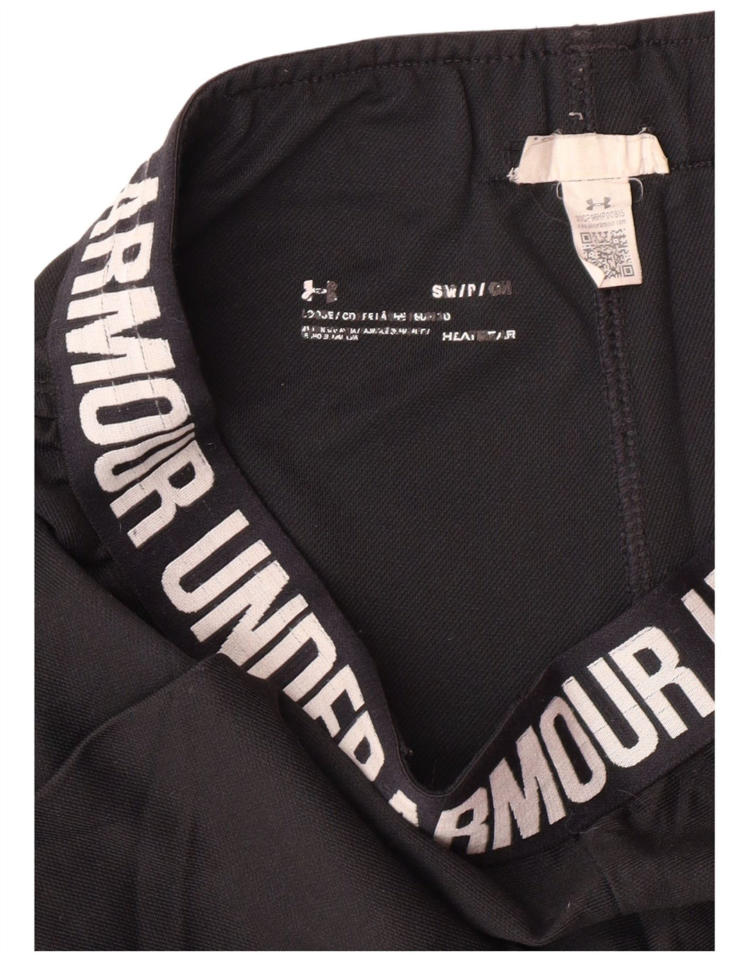 UNDER ARMOUR Short de sport Heat Gear Graphic pour femme UK 10 Small Noir