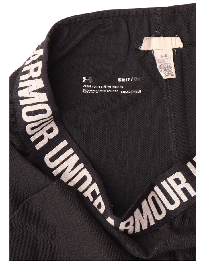 UNDER ARMOUR Short de sport Heat Gear Graphic pour femme UK 10 Small Noir