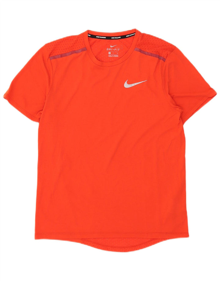 Nike Hommes Dri Fit T-Shirt Haut Petit Rouge Polyester