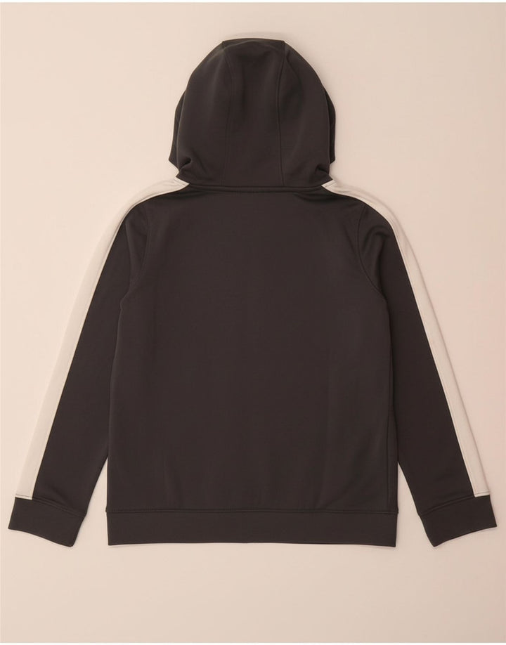 UNDER ARMOUR Pull à capuche zippé pour garçon 9-10 ans Gris moyen Colourblock